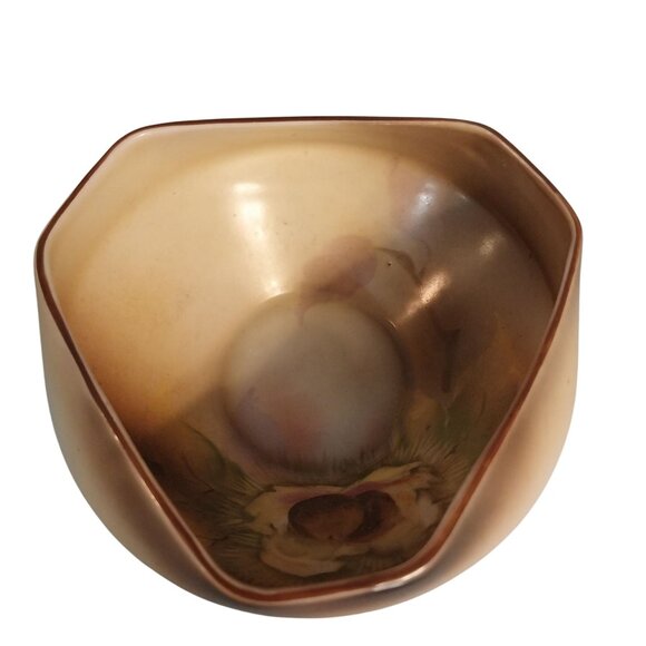 Noritake Hand Painted Nut of Figs Floral Candy Dish or Bowl - Picture 4 of 10
